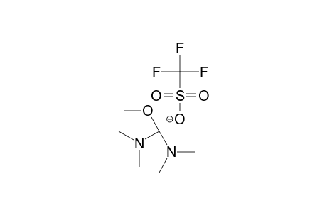 N,N,N',N'-TETRAMETHYL-O-METHYL-ISOURONIUM-TRIFLUOROMETHANESULFONATE;[(CH3)2NC(OCH3)N(CH3)2][CF3SO3]