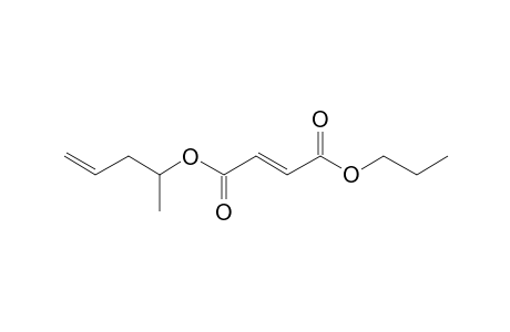 Fumaric acid, pent-4-en-2-yl propyl ester