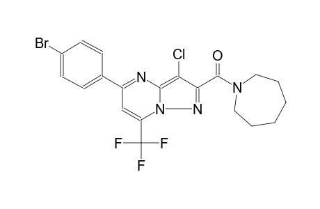 5-(4-bromophenyl)-3-chloro-2-(hexahydro-1H-azepin-1-ylcarbonyl)-7-(trifluoromethyl)pyrazolo[1,5-a]pyrimidine
