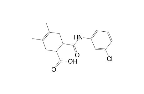 6-[(3-chloroanilino)carbonyl]-3,4-dimethyl-3-cyclohexene-1-carboxylic acid