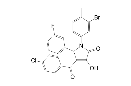1-(3-Bromo-4-methyl-phenyl)-4-(4-chloro-benzoyl)-5-(3-fluoro-phenyl)-3-hydroxy-1,5-dihydro-pyrrol-2-one