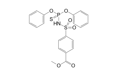 methyl 4-(diphenoxyphosphinothioylsulfamoyl)benzoate