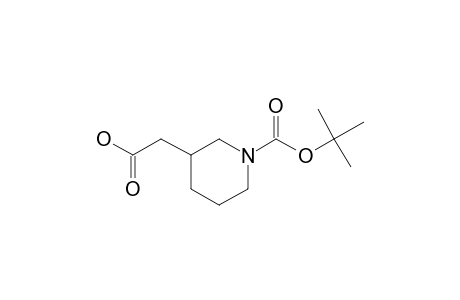 3-Piperidineacetic acid, 1-[(1,1-dimethylethoxy)carbonyl]-