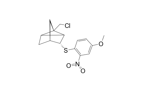 ENDO-3-(2'-NITRO-4'-METHOXY-1'-PHENYLTHIO)-1-CHLOROMETHYL-TRICYCLO-[2.2.1.0(2,6)]-HEPTANE