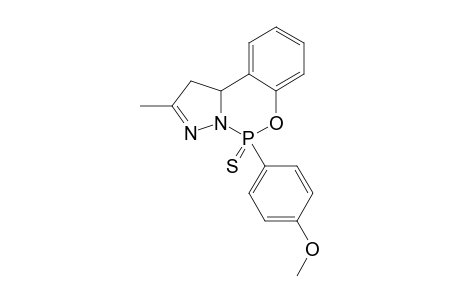 1,10B-DIHYDRO-5-(4-METHOXYPHENYL)-2-METHYL-5H-PYRAZOLO-[1,5-C]-[1,3]-BENZOXAZAPHOPSHORIN-5-SULFIDE