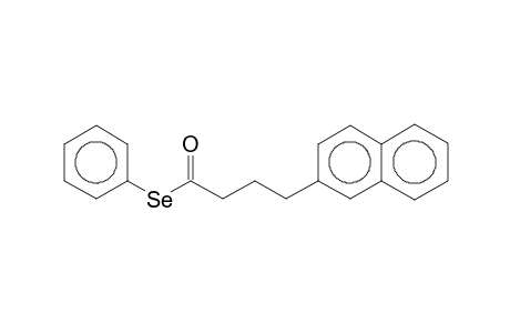 2-Naphthalenbutanoselenoic acid, Se-phenyl ester