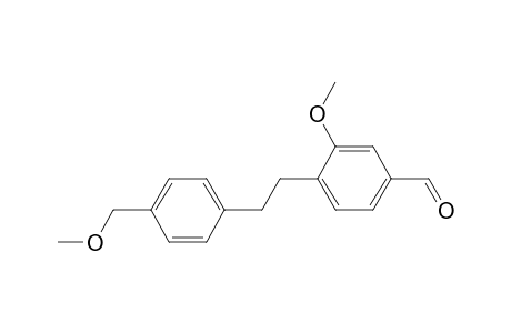 1-[4'-Formyl-2'-methoxyphenyl]-2-[4'-(methoxymethyl)phenyl] ethane