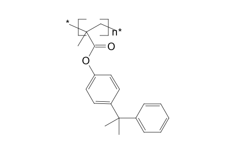 Poly[4-(2-phenyl-2-propanyl)phenyl methacrylate]