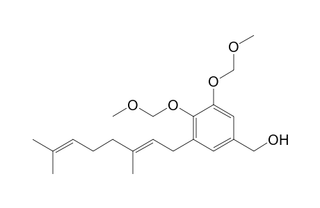 [3-[(2E)-3,7-dimethylocta-2,6-dienyl]-4,5-bis(methoxymethoxy)phenyl]methanol