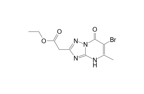 [1,2,4]triazolo[1,5-a]pyrimidine-2-acetic acid, 6-bromo-4,7-dihydro-5-methyl-7-oxo-, ethyl ester