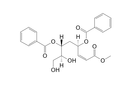 (1R)-1-[(2R,3S)-2-(Benzoyloxy)-3,4-dihydroxybutyl)]-3-(methoxycarbonyl)-2(Z)-allyl Benzoate