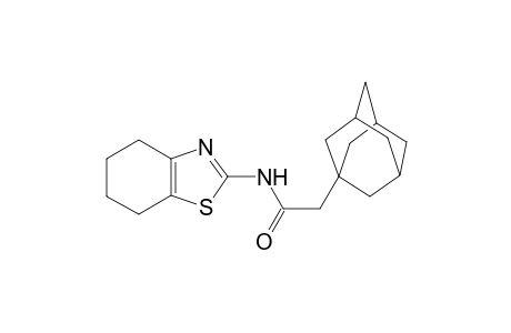 2-(1-Adamantyl)-N-(4,5,6,7-tetrahydro-1,3-benzothiazol-2-yl)acetamide