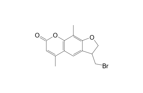 3-(bromomethyl)-5,9-dimethyl-2,3-dihydrofuro[3,2-g]chromen-7-one