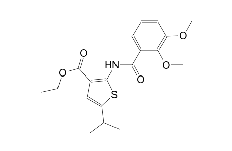 ethyl 2-[(2,3-dimethoxybenzoyl)amino]-5-isopropyl-3-thiophenecarboxylate