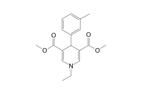 Dimethyl 1-ethyl-4-(3-methylphenyl)-1,4-dihydro-3,5-pyridinedicarboxylate