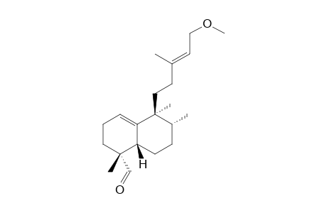 15-Methoxy-ent-halima-1(10),13E-dien-18-al