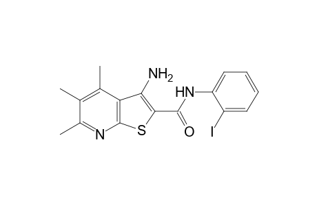 Thieno[2,3-b]pyridine-2-carboxamide, 3-amino-N-(2-iodophenyl)-4,5,6-trimethyl-