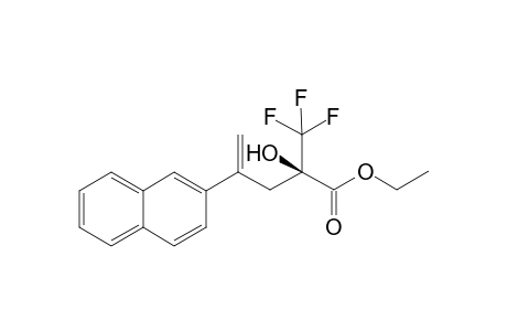 (R)-2-Hydroxy-4-(naphthalen-2-yl)-2-trifluoromethyl-pent-4-enoic acid ethyl ester