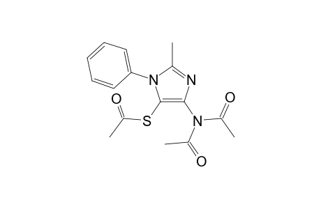 N-(5-Acetylthio-2-methyl-1-phenyl-imidazol-4-yl)diacetamide