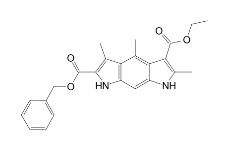 2-O-benzyl 5-O-ethyl 3,4,6-trimethyl-1,7-dihydropyrrolo[3,2-f]indole-2,5-dicarboxylate