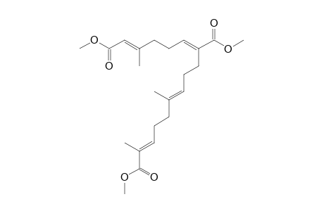 Dimethyl (2Z,6E,10Z,14E)-7-methoxycarbonyl-3,11,15-trimethylhexadeca-2,6,10,14-tetraenedioate