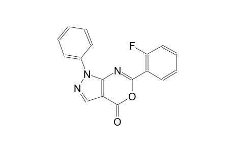 6-(2-fluorophenyl)-1-phenylpyrazolo[3,4-d][1,3]oxazin-4(1H)-one