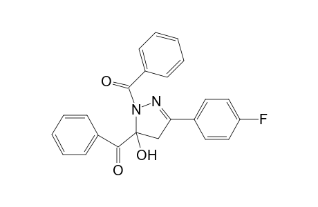 (3-(4-Fluorophenyl)-5-hydroxy-4,5-dihydro-1H-pyrazol-1,5- diyl)bis(phenylmethanone)