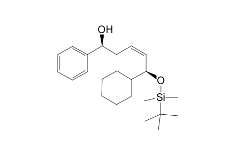 (1S,5S,3Z)-5-(tert-Butyldimethylsilyloxy)-5-cyclohexyl-1-phenylpent-3-en-1-ol
