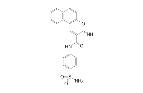 3-imino-N-[4-(aminosulfonyl)phenyl]-3H-benzo[f]chromene-2-carboxamide