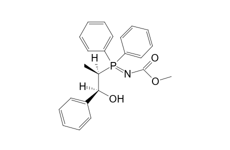 (1R*,2S*)-2-[Diphenyl(N-methoxycarbonyl)phosphoranyl]-1-phenyl-1-propanol