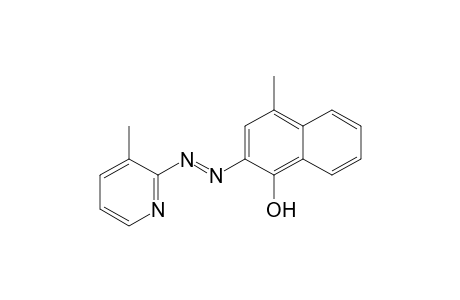 1-Naphthalenol, 4-methyl-2-[2-(3-methyl-2-pyridinyl)diazenyl]-