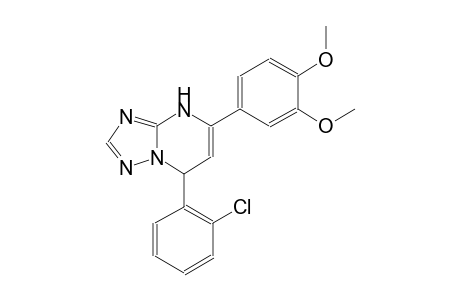 7-(2-chlorophenyl)-5-(3,4-dimethoxyphenyl)-4,7-dihydro[1,2,4]triazolo[1,5-a]pyrimidine