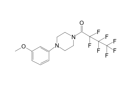 2,2,3,3,4,4,4-Heptafluoro-1-(4-(3-methoxyphenyl)piperazin-1-yl)butan-1-one