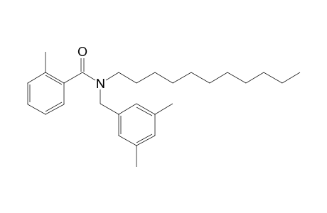 Benzamide, 2-methyl-N-(3,5-dimethylbenzyl)-N-undecyl-