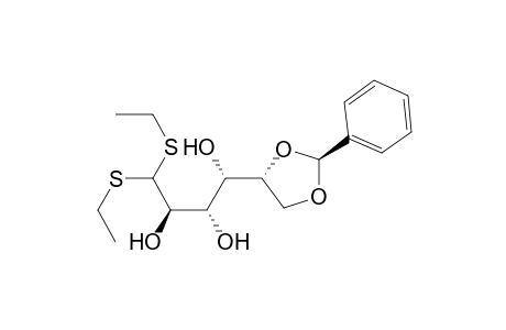 D-Glucose, 5,6-O-(phenylmethylene)-, diethyl mercaptal, (S)-