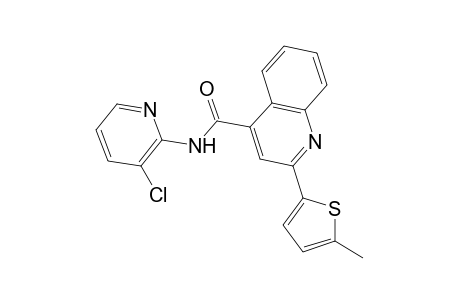 2-(5-Methyl-thiophen-2-yl)-quinoline-4-carboxylic acid (3-chloro-pyridin-2-yl)-amide