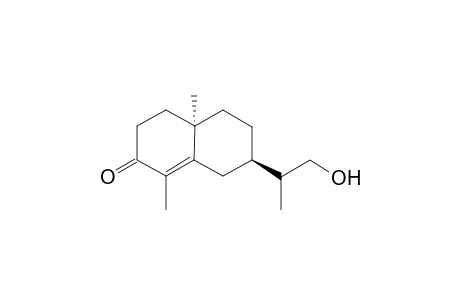 (4aR,7R)-1,4a-dimethyl-7-(1-oxidanylpropan-2-yl)-3,4,5,6,7,8-hexahydronaphthalen-2-one