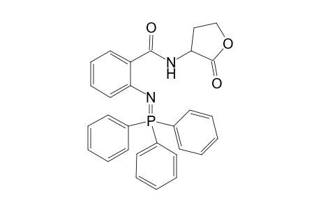 .alpha.[(o-Triphenylphosphoranylideneamino)benzoyolamino]-.gamma.-butyrolactone