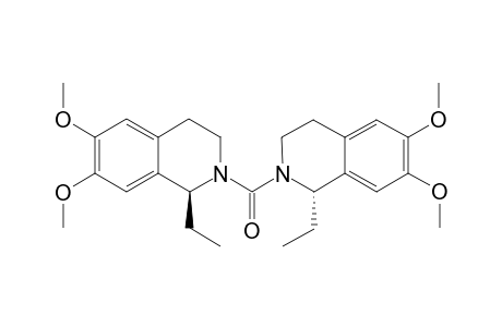(+/-)-(R*R*)-BIS-[1-ETHYL-6,7-DIMETHOXY-3,4-DIHYDROISOQUINOLIN-2(1H)-YL]-METHANONE