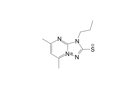 [1,2,4]Triazolo[1,5-a]pyrimidinium, 1,2-dihydro-5,7-dimethyl-3-propyl-2-thioxo-, hydroxide, inner salt