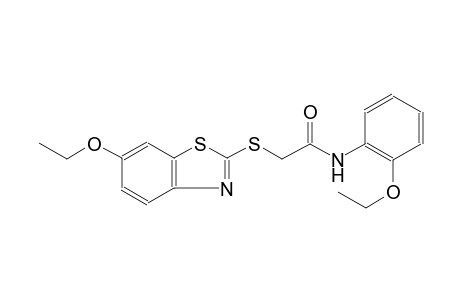 acetamide, 2-[(6-ethoxy-2-benzothiazolyl)thio]-N-(2-ethoxyphenyl)-