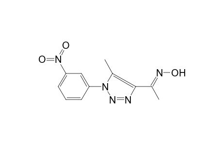 Ethanone, 1-[5-methyl-1-(3-nitrophenyl)-1H-1,2,3-triazol-4-yl]-, oxime