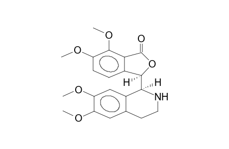 (+/-)-ERYTHRO-1-[1'-(4',5'-DIMETHOXYPHTHALIDYL)]-6,7-DIMETHOXY-1,2,3,4-TETRAHYDROISOQUINOLINE, (+/-)-NORCORDRASTINE II