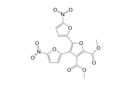 4,5-bis(5-nitro-2-furanyl)furan-2,3-dicarboxylic acid dimethyl ester