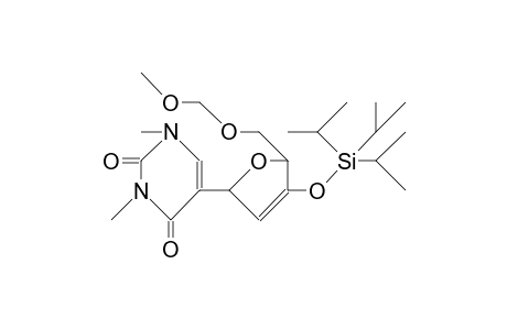 (2'R)-cis-5-U2',5'-Dihydro-5'-U(methoxymethoxy)-methyle-4'-uutris(1-methylethyl)silyleoxye-2'-furanyle-1,3-dimethyl-2,4N