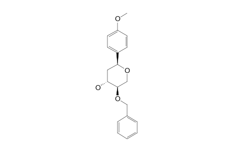 (2S*,4R*,5R*)-5-BENZYLOXY-2-(4-METHOXYPHENYL)-TETRAHYDROPYRAN-4-OL