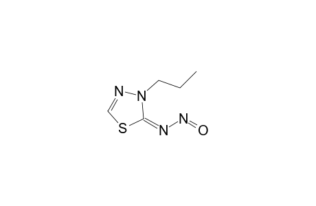 (NE)-N-(3-propyl-1,3,4-thiadiazol-2-ylidene)nitrous amide