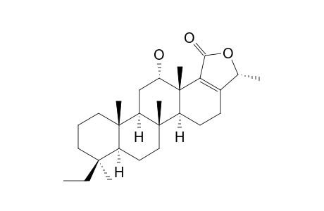 PHYLLOFOLACTONE-M;20,24-ALPHA-DIMETHYL-12-ALPHA-HYDROXY-SCALARAN-25,24-LACTONE