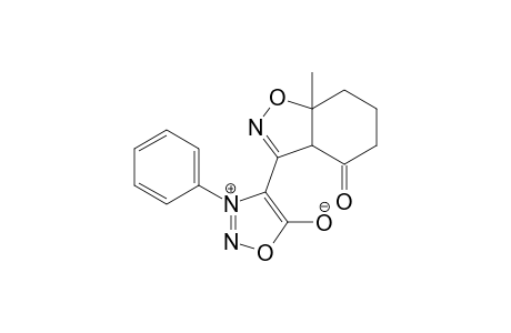 3-Phenyl-4-(7a-methyl-3a,6,7,7a-tetrahydro-5H-benzo[d]isoxazol-4-on-3-yl)sydnone