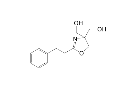 4,4-Oxazoledimethanol, 4,5-dihydro-2-(2-phenylethyl)-